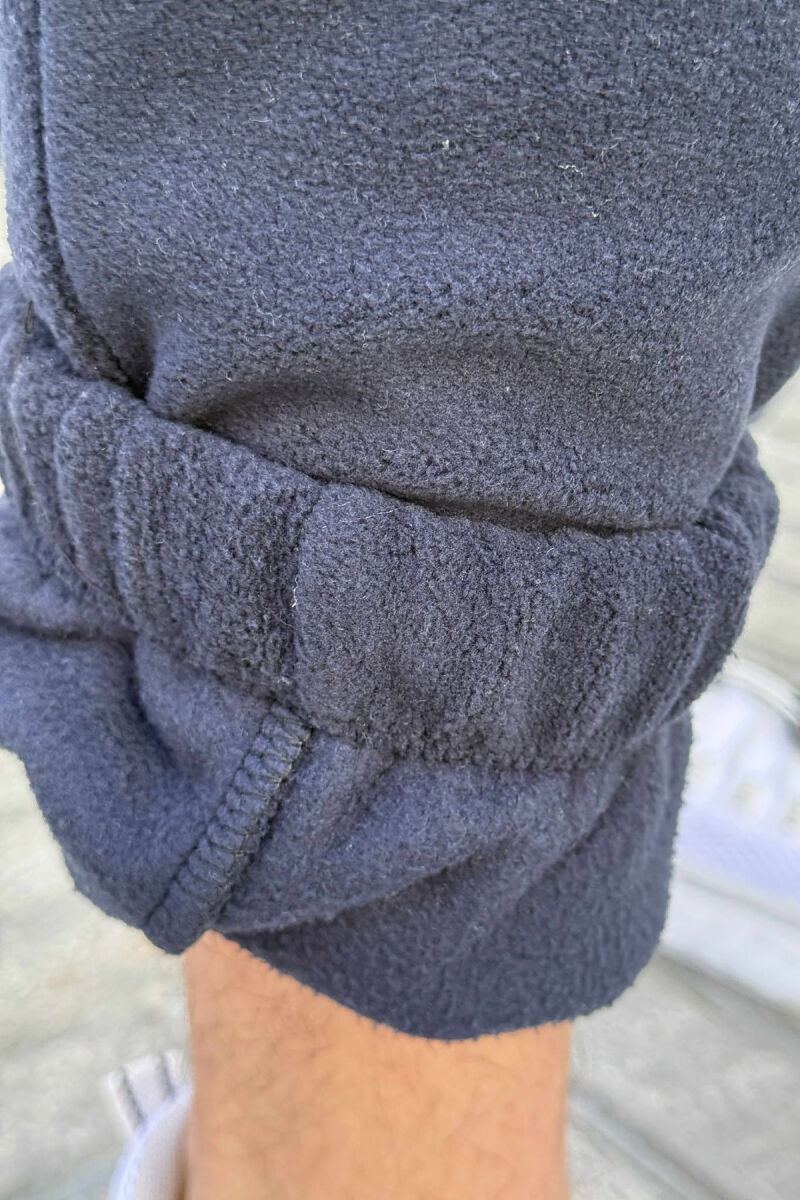 POLAR ONE COLOR MEN JOGGERS DARK BLUE/BEE - 4