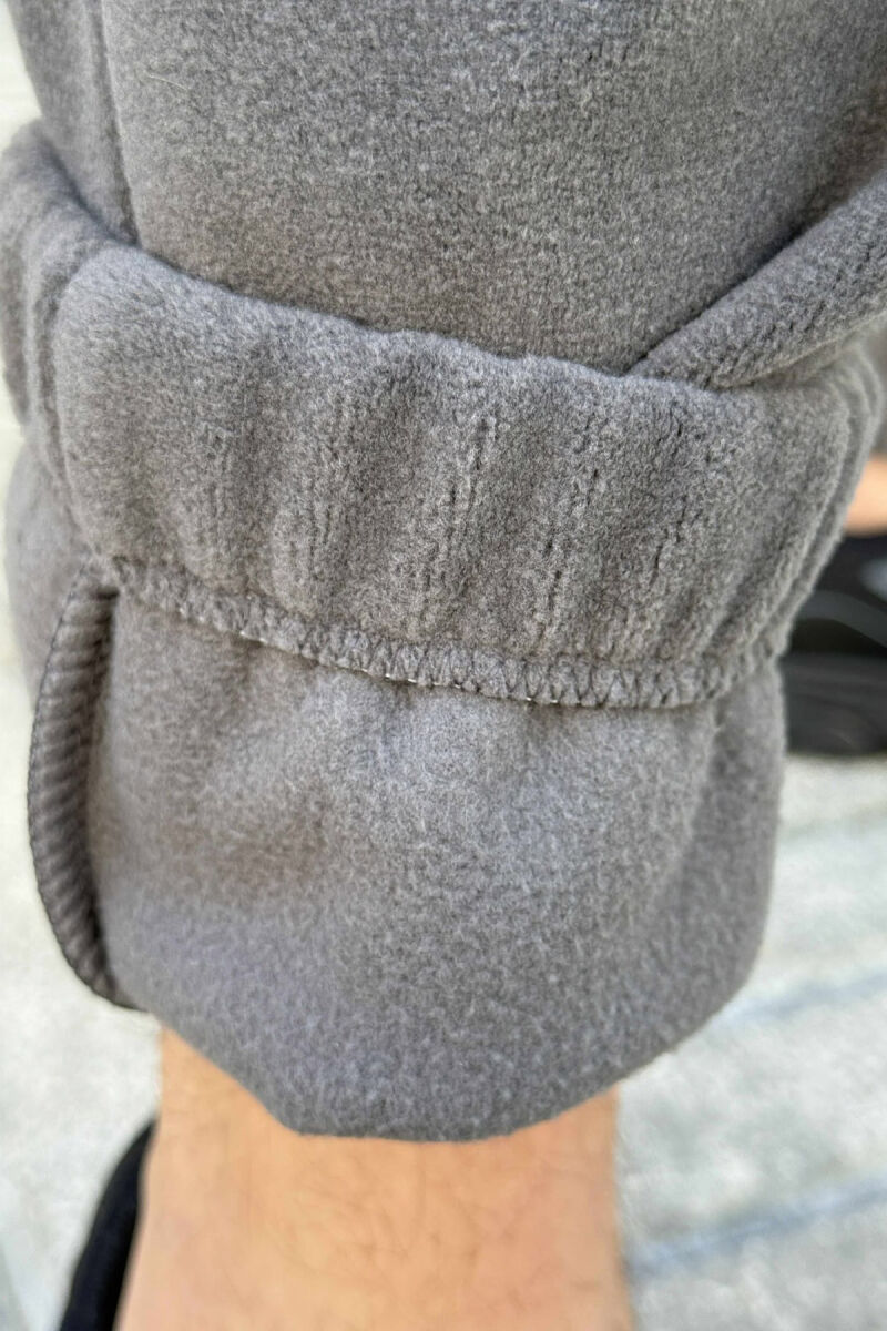 POLAR ONE COLOR MEN JOGGERS GREY ASH/GRI HIRI - 3