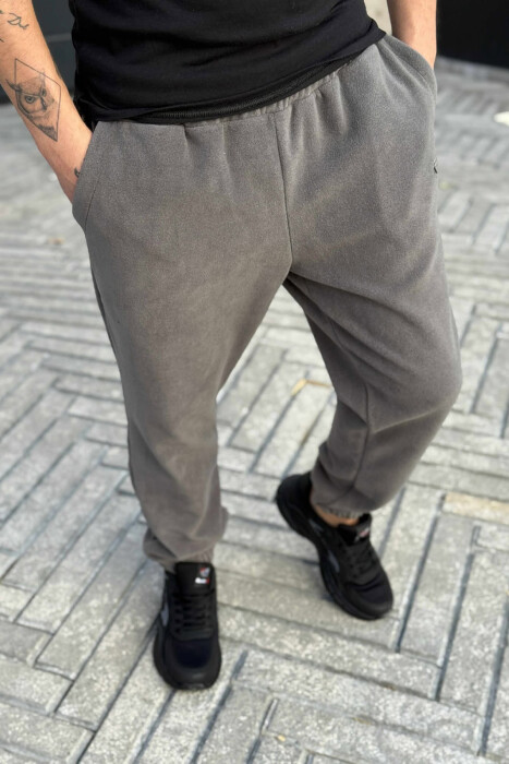 POLAR ONE COLOR MEN JOGGERS GREY ASH/GRI HIRI - 5