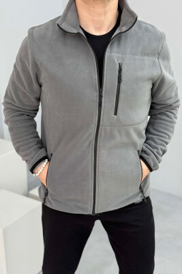 POLAR ONE COLOR SIMPLE MEN JACKETS GREY/GRI 