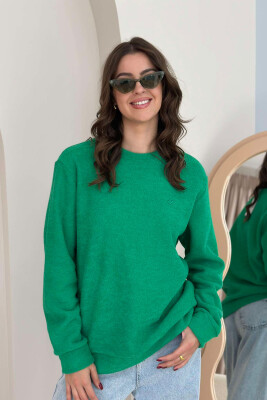 POLAR ONE COLOR WOMEN SWEATSHIRT GREEN/JESHILE 