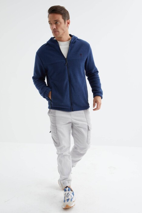 POLAR ZIPPER ONE COLOR WOMAN JACKET BLUE/BLU - 7