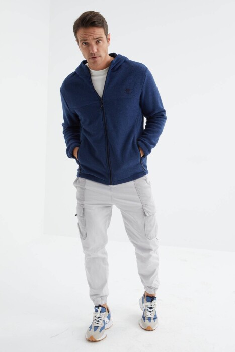 POLAR ZIPPER ONE COLOR WOMAN JACKET BLUE/BLU - 8