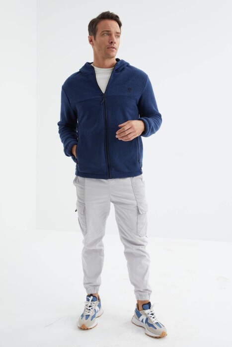 POLAR ZIPPER ONE COLOR WOMAN JACKET BLUE/BLU - 9