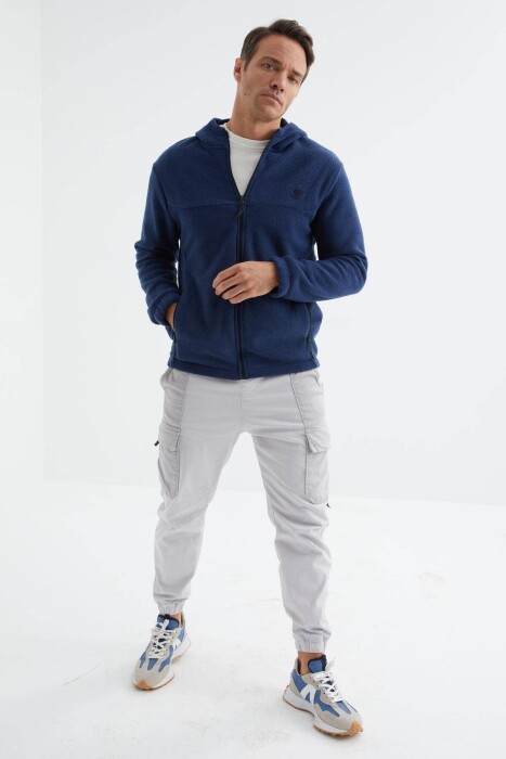 POLAR ZIPPER ONE COLOR WOMAN JACKET BLUE/BLU - 10