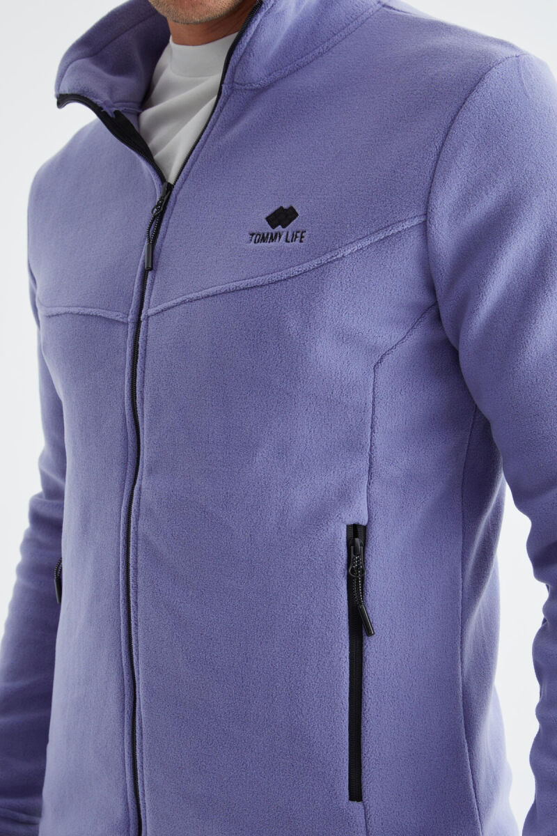 POLOR ZIPPER MAN HODDIE PURPLE/LEJLA - 8