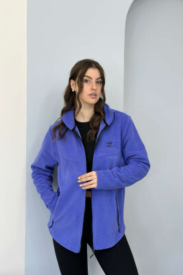 POLOR ZIPPER WOMAN HODDIE PURPLE/LEJLA 