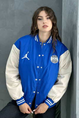 PSG LOGO BOMBER WOMEN JACKET BLUE/BLU 