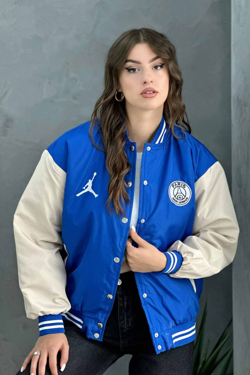 PSG LOGO BOMBER WOMEN JACKET BLUE/BLU - 2