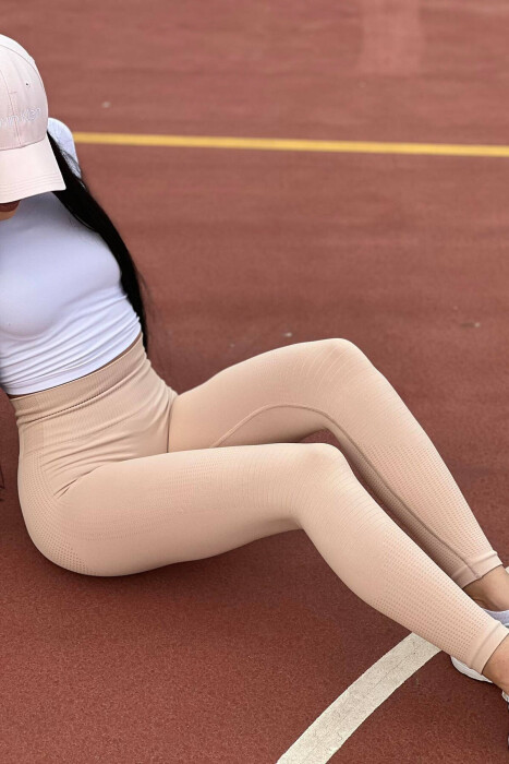 PUSH UP LEGGINGS NEW BEIGE/BEZHE - 2