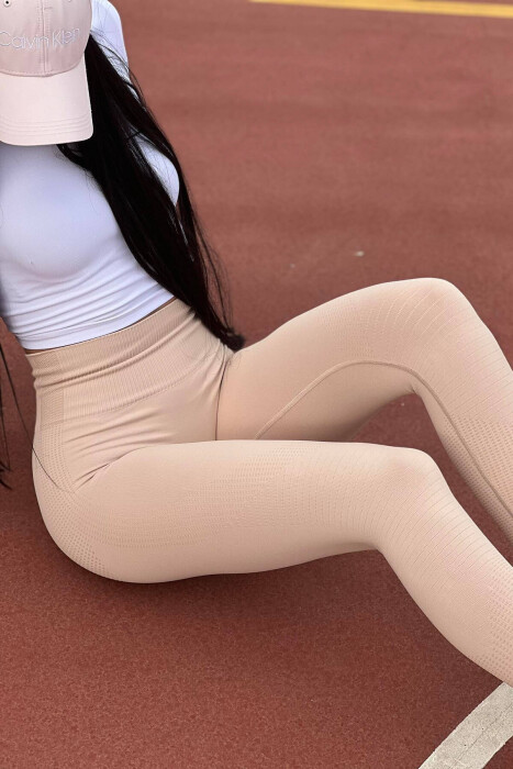 PUSH UP LEGGINGS NEW BEIGE/BEZHE - 3