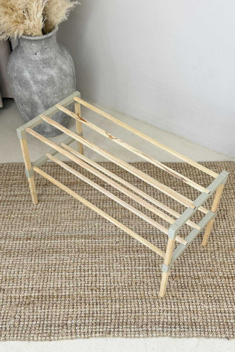 RAFT KËPUCËSH ME DY RRESHTA NË NGJYRËN BEZHË - 4