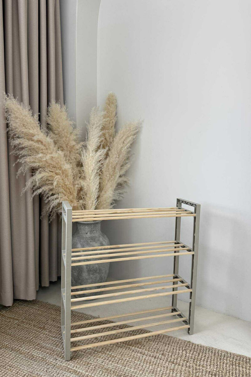 RAFT KËPUCËSH ME KATËR RRESHTA NË NGJYRËN BEZHË - 10