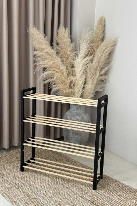 RAFT KËPUCËSH ME KATËR RRESHTA NË NGJYRËN E ZEZË - 6