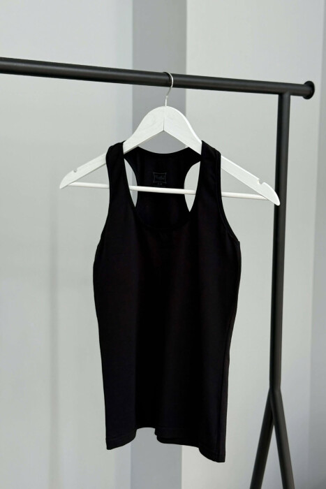 RAMBO STYLE ONE COLOR SIMPLE WOMEN SINGET BLACK/ E ZEZE - 3