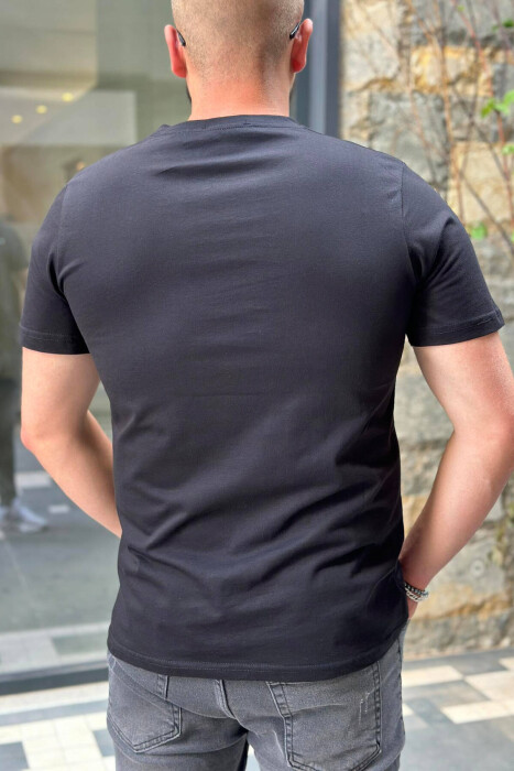 RELAX COTTON MEN T-SHIRT BLACK/ E ZEZE - 2