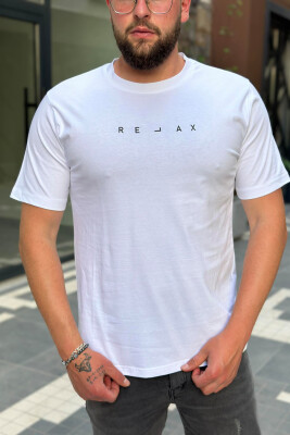 RELAX MEN T-SHIRT WHITE-E BARDHE 