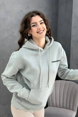 RESPONSINBILITY WOMAN HOODIE MINT/MENTE 