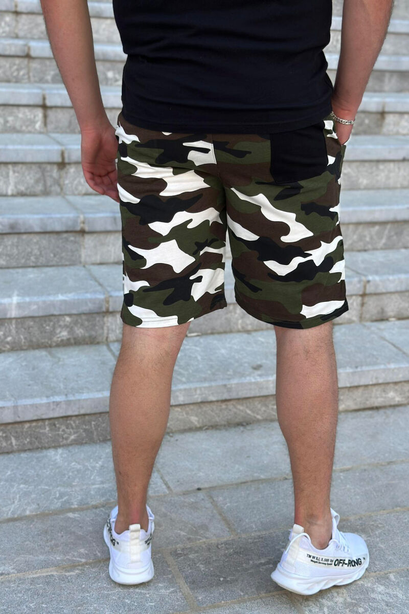 ROCK DA BU WRITTING MAN SHORTS GREEN/JESHILE - 3