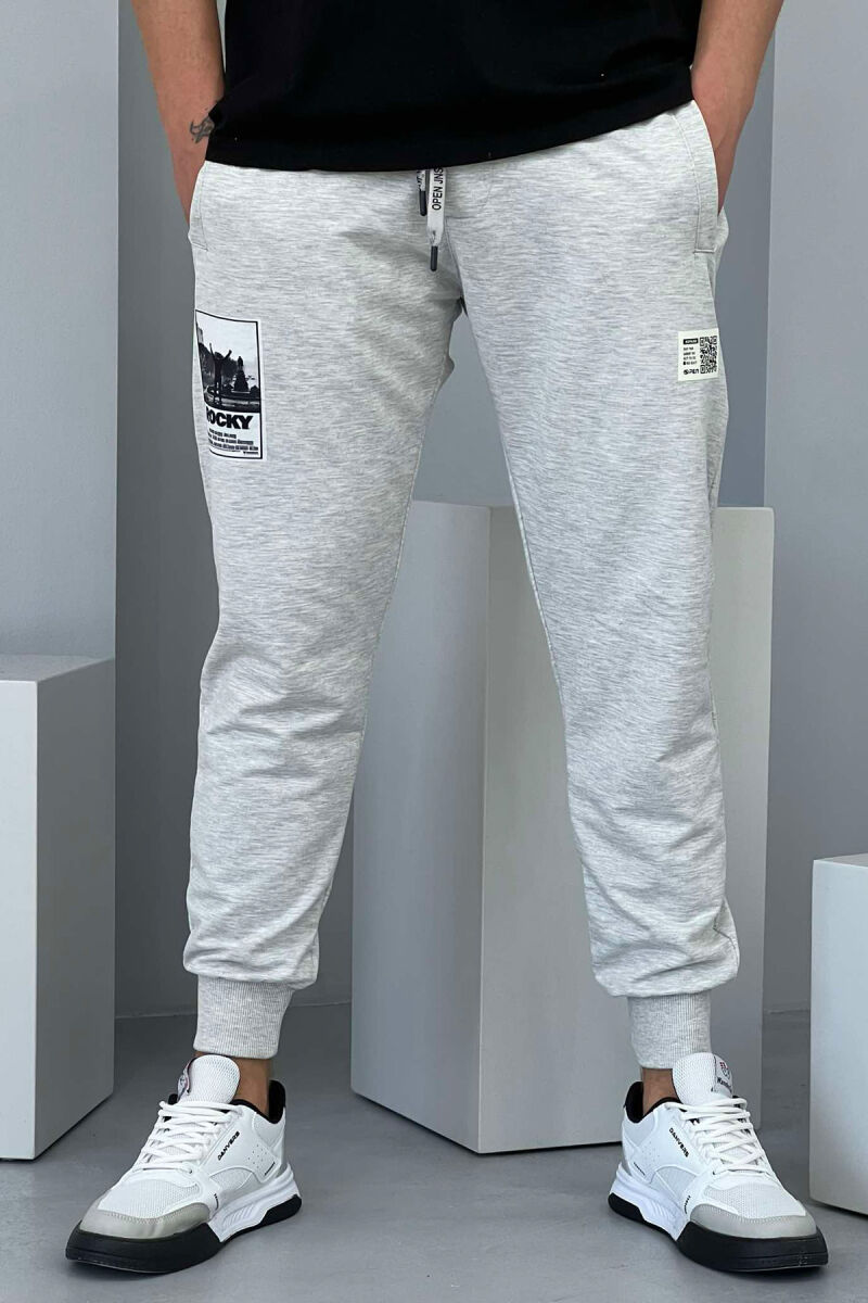 ROCKY ONE COLOR MEN JOGGERS LIGHT GREY/GZ - 5