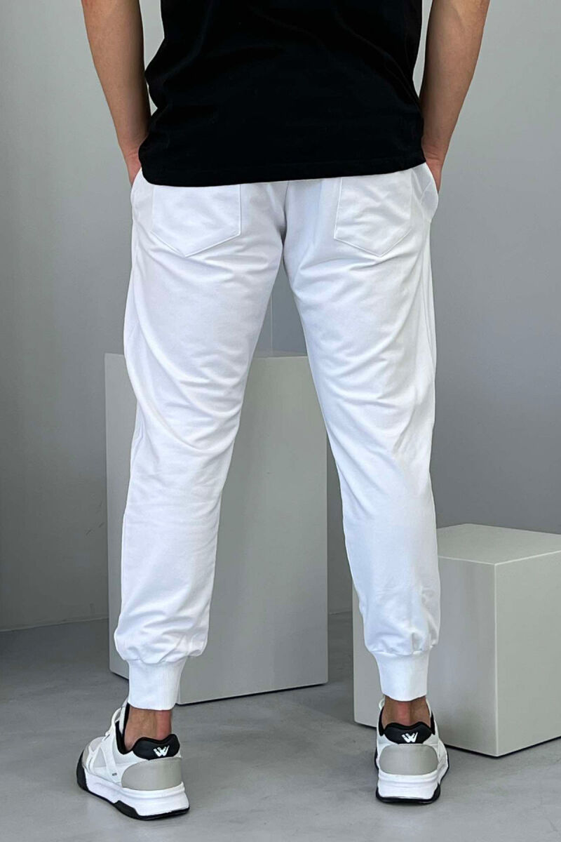 ROCKY ONE COLOR MEN JOGGERS WHITE-E BARDHE - 4