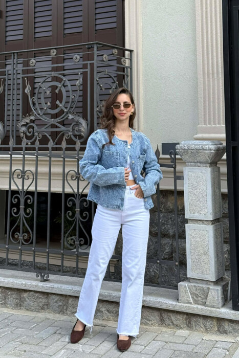 XHAKETE XHINS PER FEMRA NE NGJYRE BLU - KLAUDIO FASHION