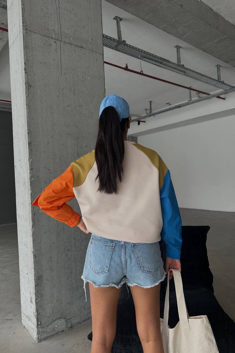 ROUND NECK SIMPLE WOMEN SWEATSHIRT MULTIPLE/SHNGJ - 2