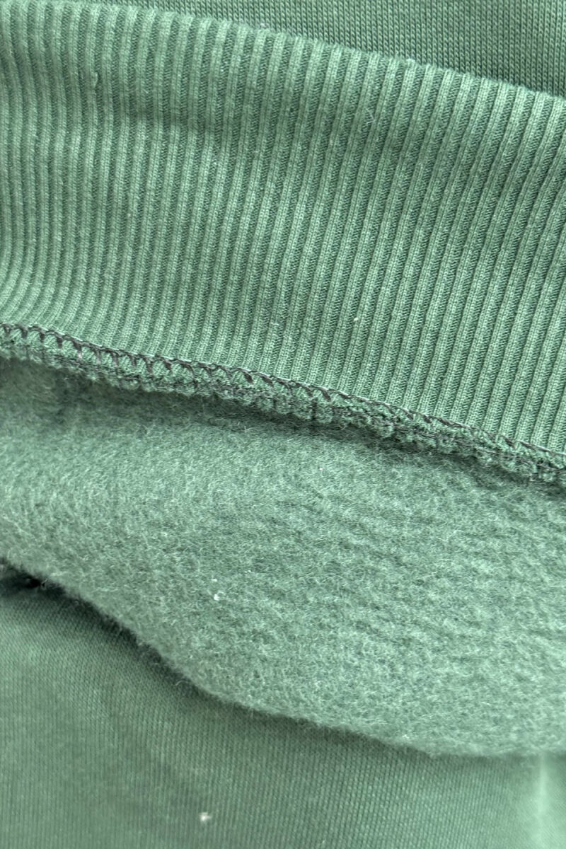 ROUND NECK SWEATSHIRT+JOGGERS FLUFFY MEN SET GREEN FOREST/JESHILE PYLLI - 3