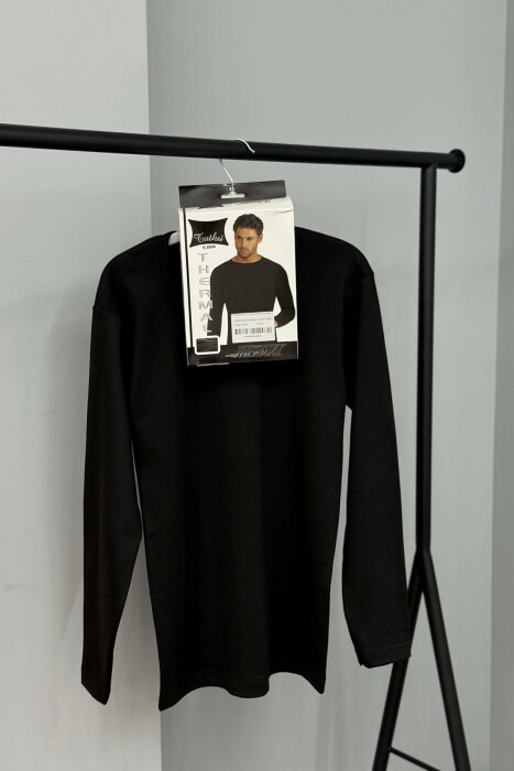 ROUNDNECK THERMAL BLOUSE MEN BLACK/ E ZEZE - 6