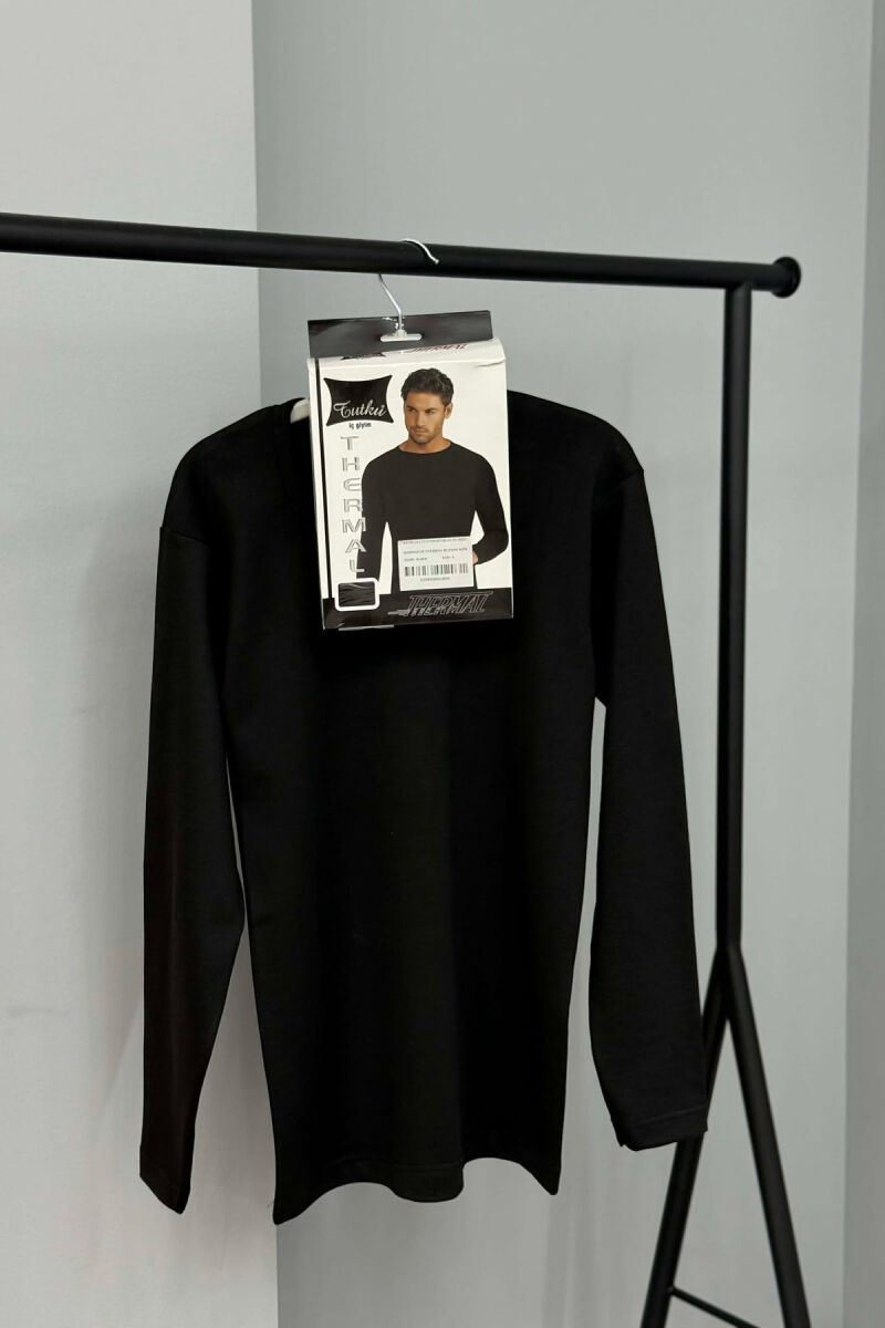ROUNDNECK THERMAL BLOUSE MEN BLACK/ E ZEZE - 6