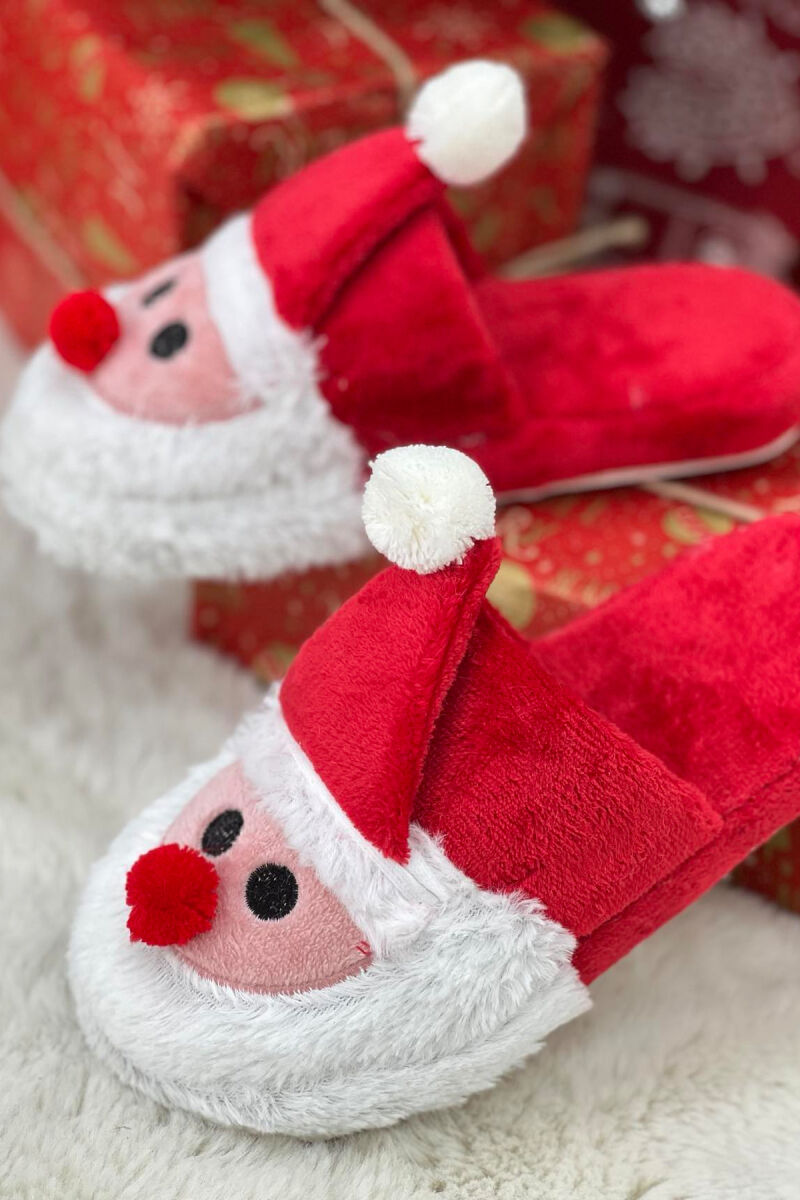 SANTA WOMAN HOME SLIPPERS RED/E KUQE - 4