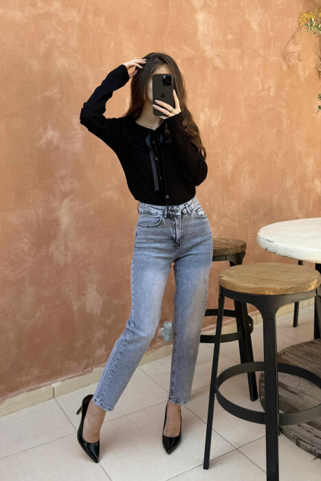 SCRATCHES SIMPLE WOMEN JEANS GREY/GRI - 2