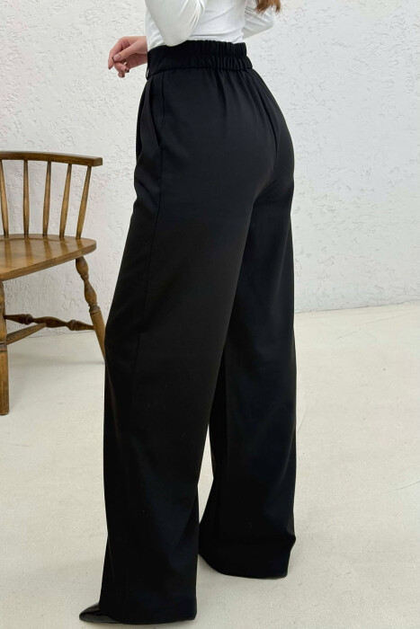SEMI ELASTIC BELT WOMAN TROUSERS BLACK/ E ZEZE - 3
