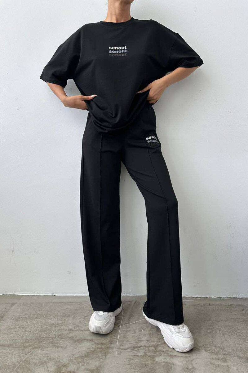 SENOUT SPARKLE COTTON WOMAN SET BLACK/ E ZEZE - 6