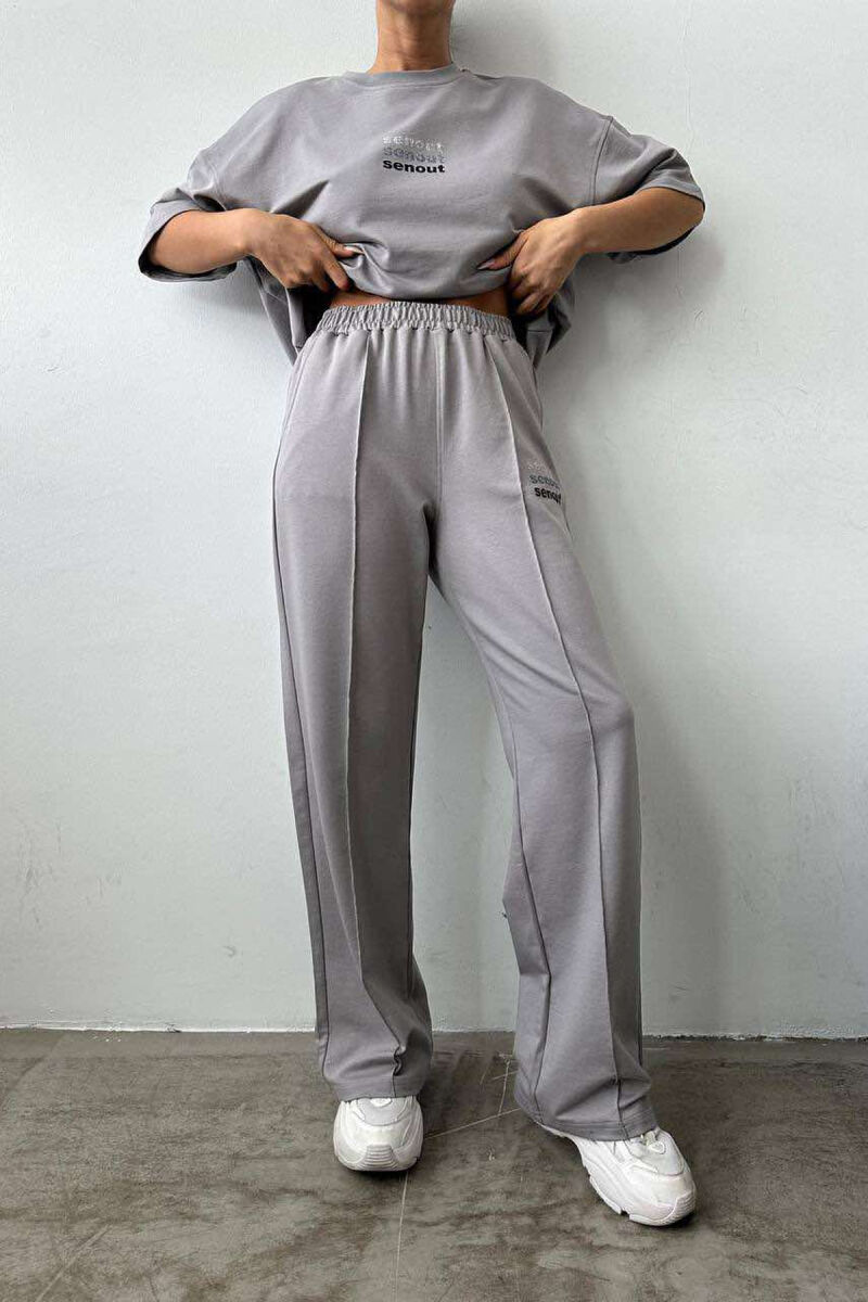 SENOUT SPARKLE COTTON WOMAN SET GREY/GRI - 1