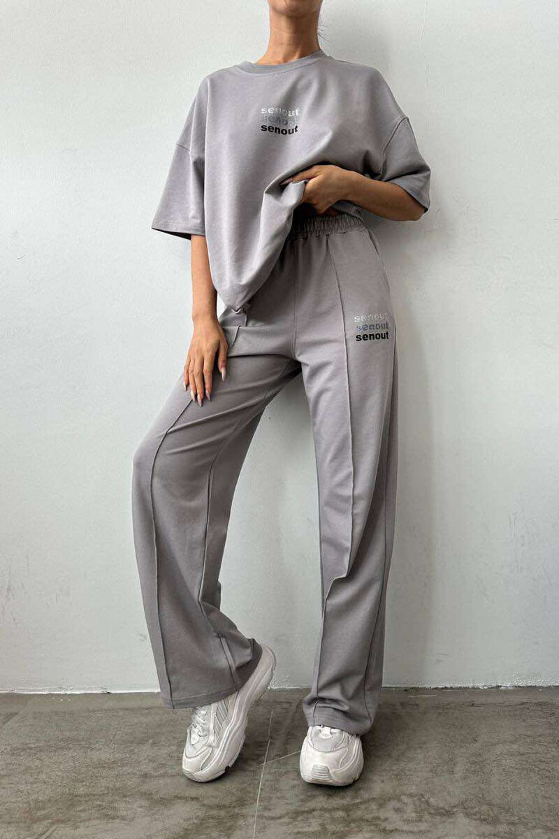 SENOUT SPARKLE COTTON WOMAN SET GREY/GRI - 3