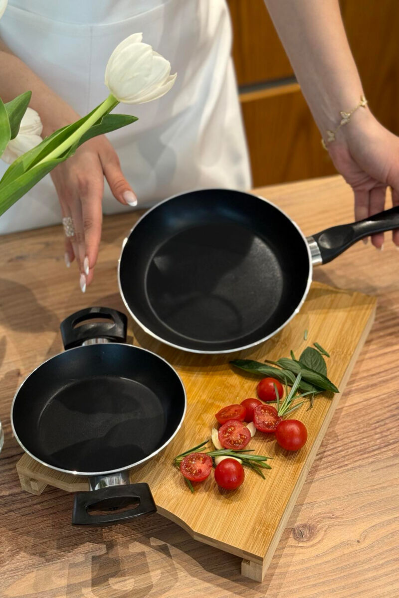 SERVING PAN 16 CM + ECO FRY PAN 20 CM SET GREY/GRI - 1