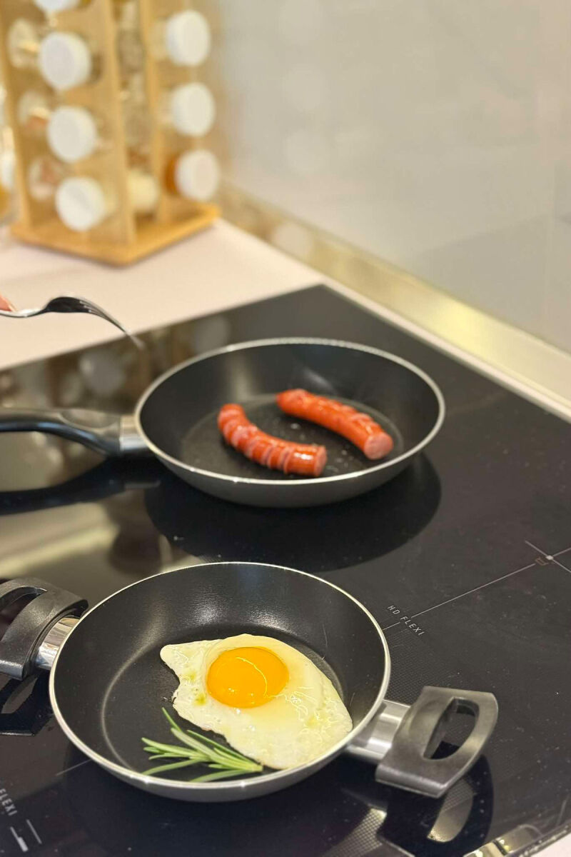 SERVING PAN 16 CM + ECO FRY PAN 20 CM SET GREY/GRI - 4