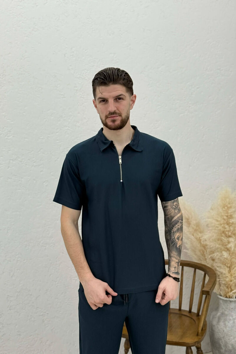 SET BLUZE+PANTALLONA PER MESHKUJ NE NGJYRE BLU - 3