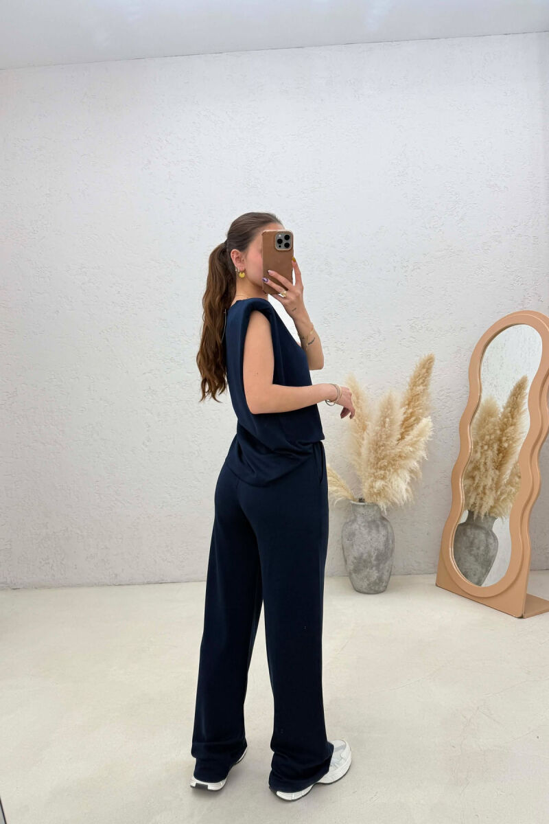 SET I THJESHTE NJE NGJYRESH KANATIERE + TUTA PER FEMRA NE NGJYRE BLU - 4