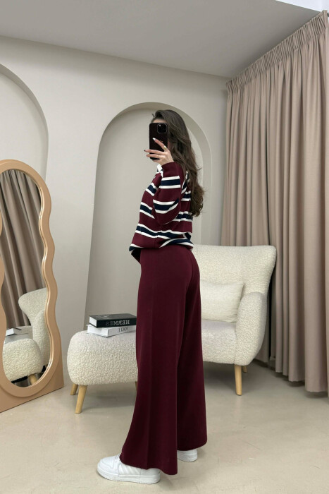 SET I TRIKOTUAR TRIKO+PANTALLONA PER FEMRA NE NGJYRE TE KUQE - 4