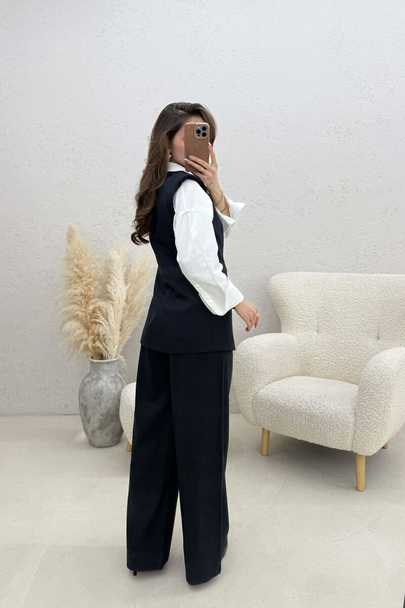 SET JELEK+PANTALLONA PER FEMRA NE NGJYRE BLU TE ERRET - 5