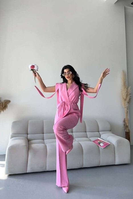SET JELEK+PANTALLONA PER FEMRA NE NGJYRE ROZE - 5