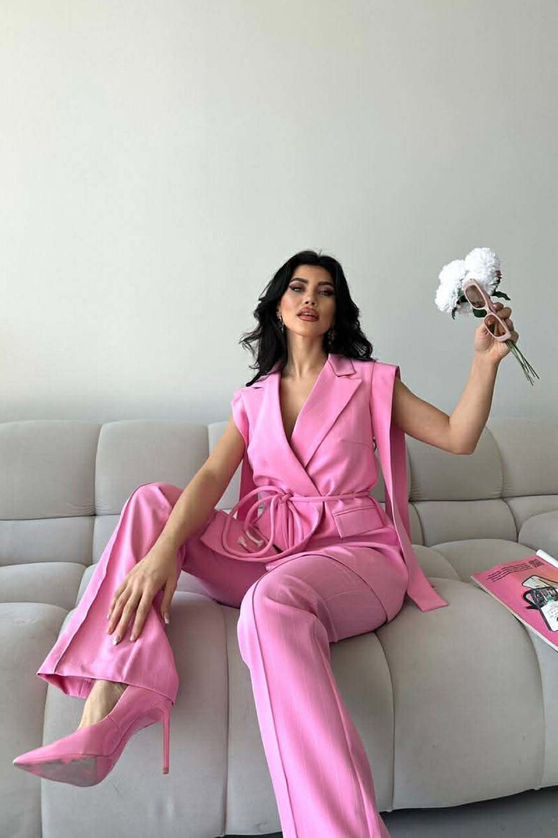 SET JELEK+PANTALLONA PER FEMRA NE NGJYRE ROZE - 7