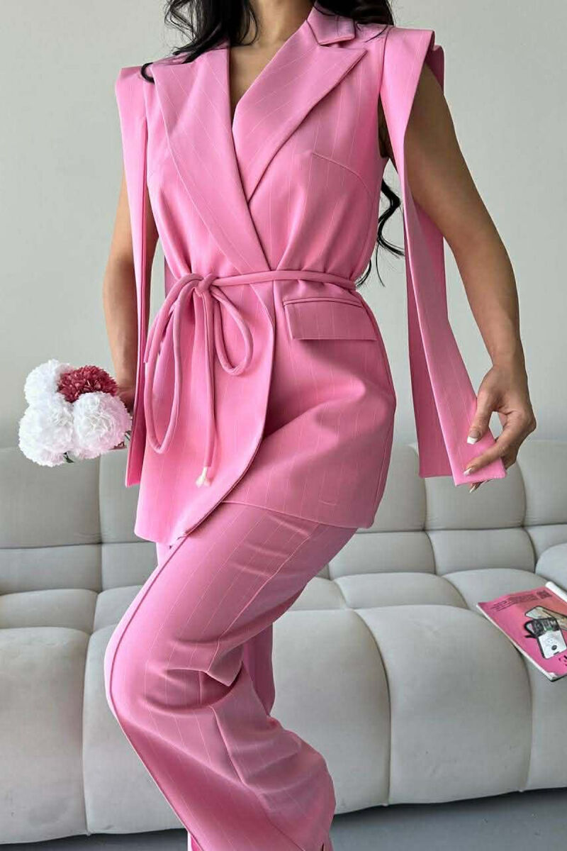 SET JELEK+PANTALLONA PER FEMRA NE NGJYRE ROZE - 8