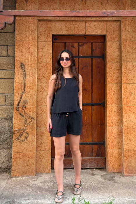 SET KANATJERE+PANTALLONA TE SHKURTA PER FEMRA NE NGJYRE TE ZEZE - 4