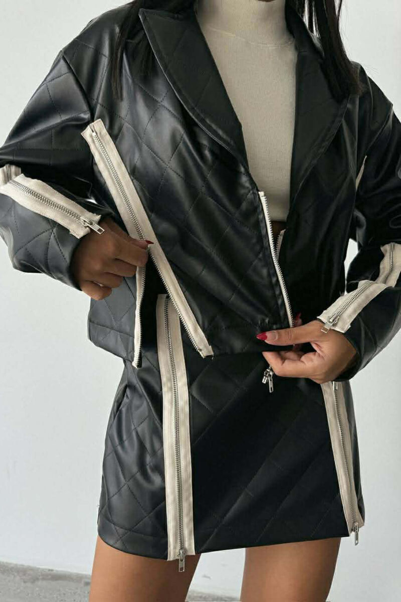 SET LEKURE XHAKETE ME DETAJE ZINXHIRASH + FUND PER FEMRA NE NGJYRE TE ZEZE - 3