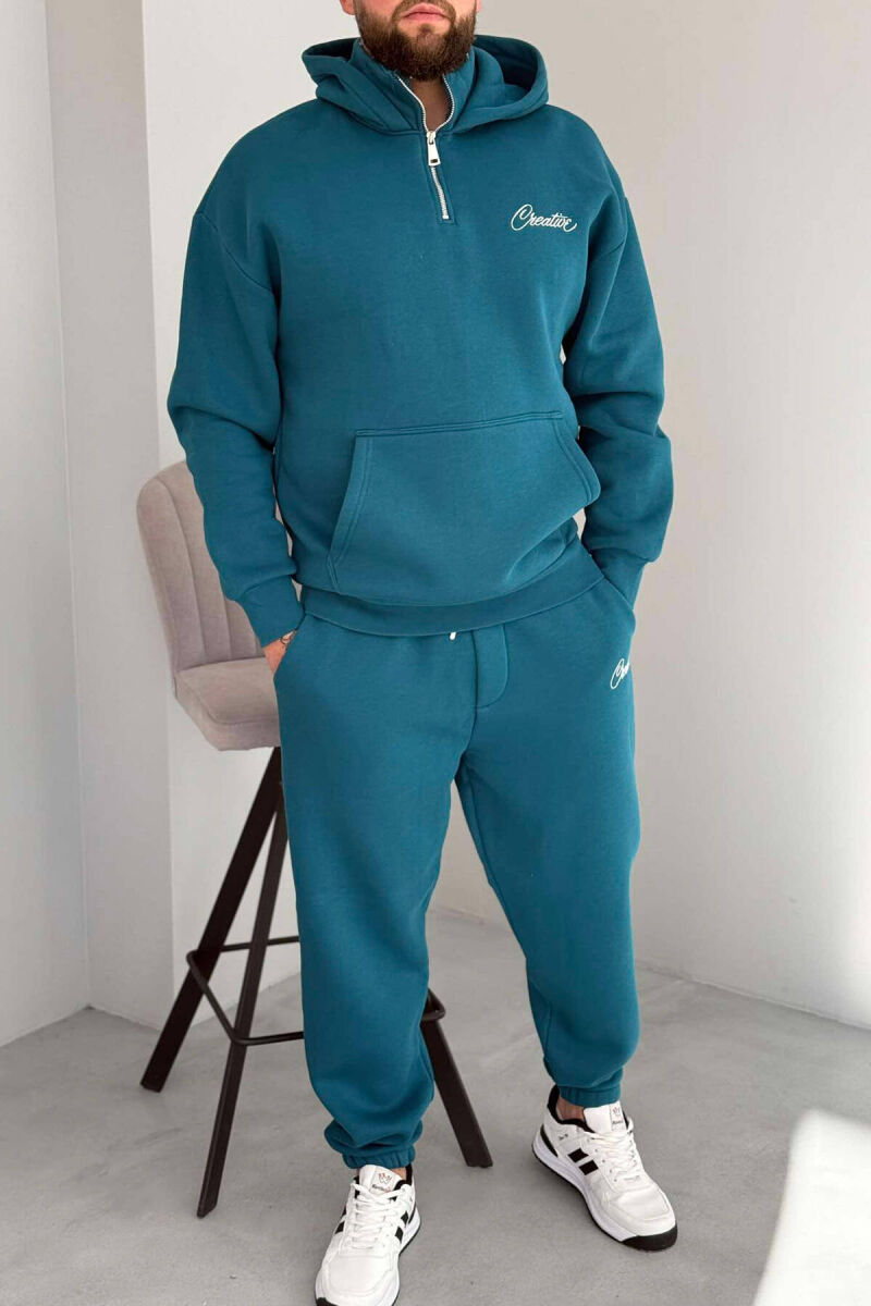 SET ME PUSH ME KAPUC PËR MESHKUJ NË NGJYRËN GUR KALI - 1