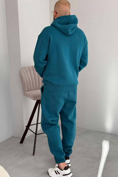 SET ME PUSH ME KAPUC PËR MESHKUJ NË NGJYRËN GUR KALI - 3