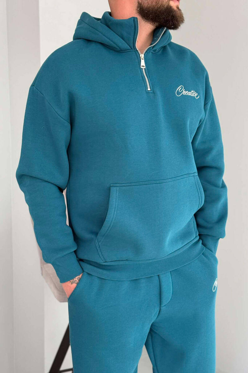 SET ME PUSH ME KAPUC PËR MESHKUJ NË NGJYRËN GUR KALI - 4